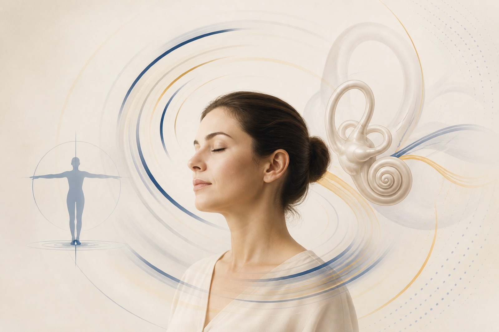 Vertigo and balance disorder treatment concept